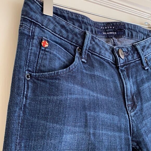 Hudson Low Rise Straight Leg Dark Wash Jeans Size 25 - Picture 3 of 11